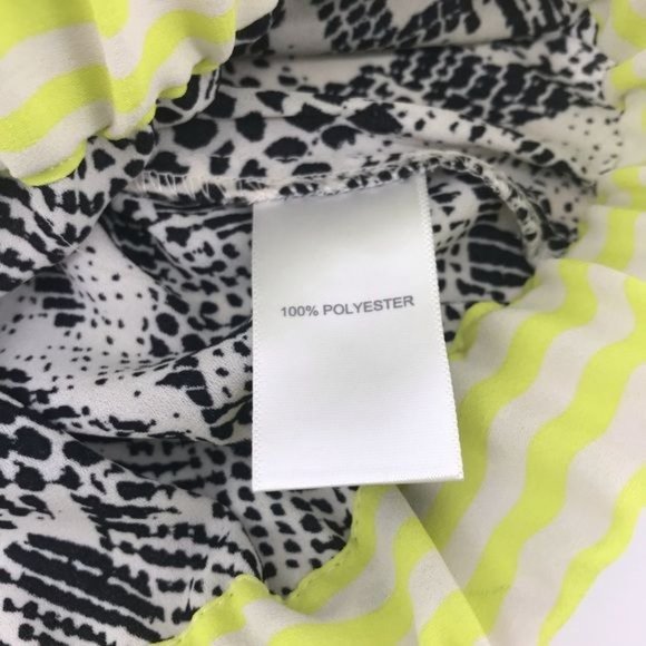 M by Marled Snake Print Hidden Button Blouse Cardigan Size Medium NWT - Picture 6 of 9